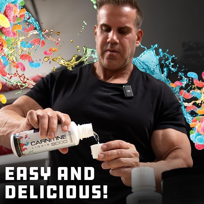 Cutler Nutrition Liquid Carnitine 3000 Contains Carnitine, Acetyl L Carnitine, L Carnitine Tartrate for Energy and Metabolism Support with B Vitamins | Watermelon Flavor | 31 Serves