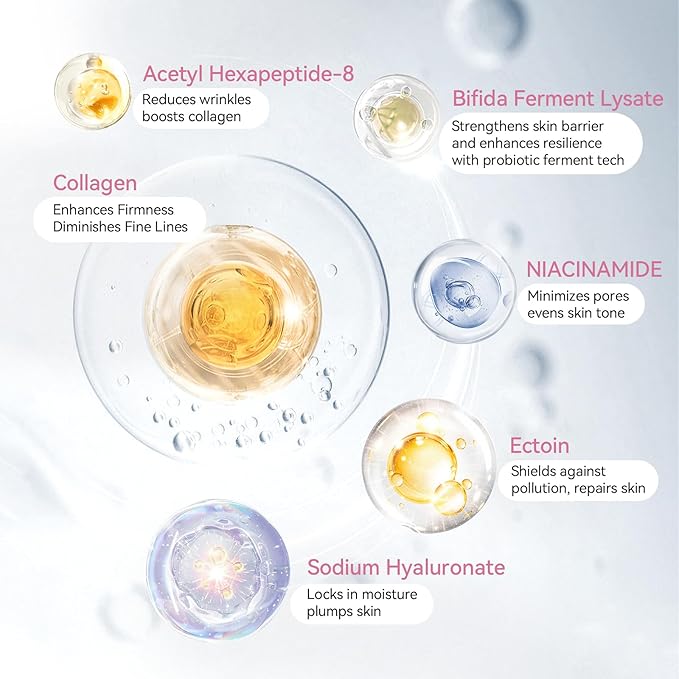 ISTON Bio-Collagen Face Mask,Overnight Revitalizing Hydrating Face Mask for Glowing Skin | Visible Firming, Deep Hydration & Refined Pores | Peptides, NMN & Hyaluronic Acid Masks For All Skin Type