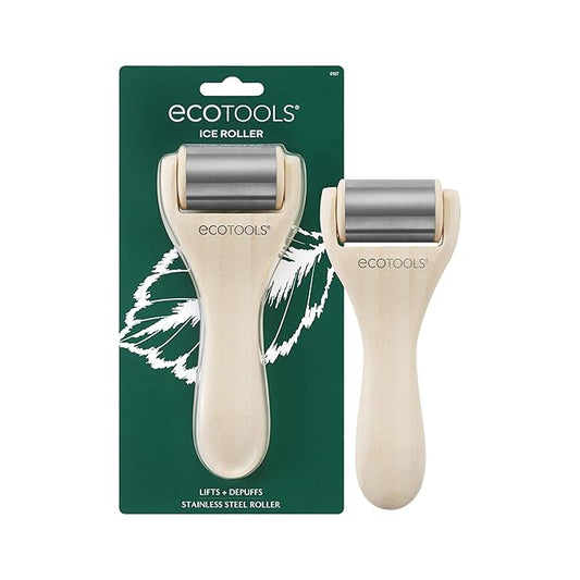 EcoTools Ice Roller, Lifts & Depuffs Skin, Stainless Steal Cooling Roller For Face & Neck, Provides Relaxation While Sculpting, Eco Friendly, Vegan, & Cruelty Free Skincare Tool, 1 Count