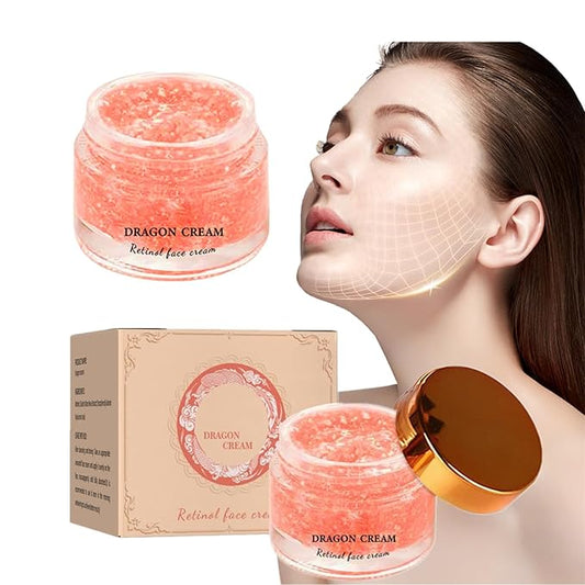2Pcs Dragons Blood Easy Cream, Dragons Blood Easy Face Cream, Retinol Dragon Blood Cream, Hydrate Skin and Decrease Wrinkles, Lightweight Face Moisturizer for All Skin Types