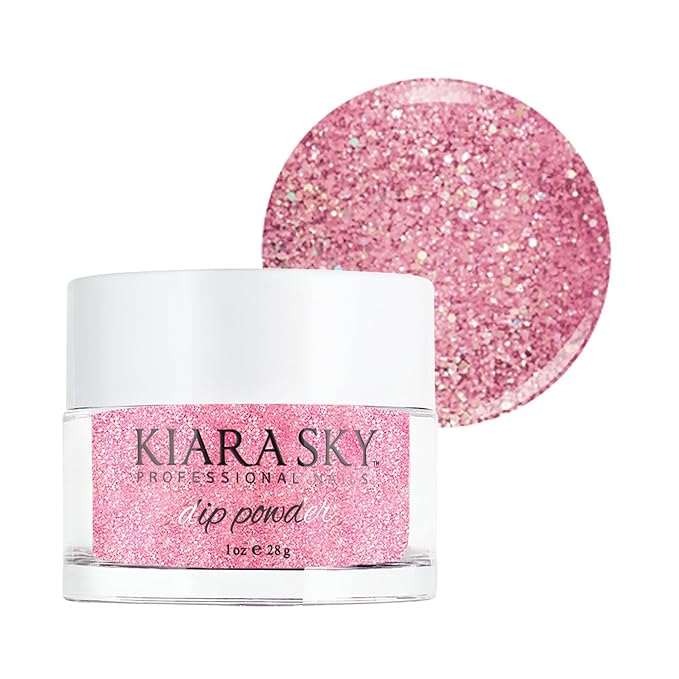 Kiara Sky Long Lasting Nail Dip Powder Pink Tones 1 oz, Milan