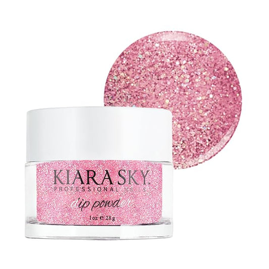 Kiara Sky Long Lasting Nail Dip Powder Pink Tones 1 oz, Milan