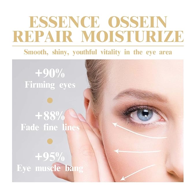 Eye Cream, Collagen Under Eye Cream with Hyaluronic Acid for Dark Circles, Puffy Eyes & Wrinkles, Anti Aging Eye Cream, 1 Fl. Oz