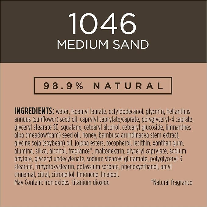 BURTS BEES Medium Sand Goodness Glows Liquid Makeup, 1 FZ