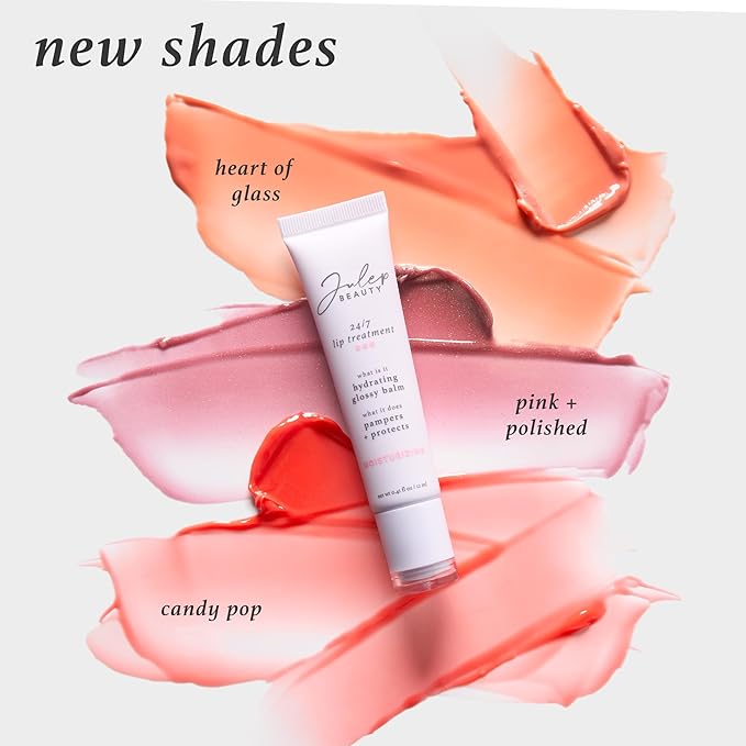 Julep 24/7 Lip Treatment – Hydrating & Glossy Lip Balm and Lip Sleeping Mask with Shea Butter – Moisturize, Protect & Soothe – Vegan & Cruelty-Free - Candy Pop
