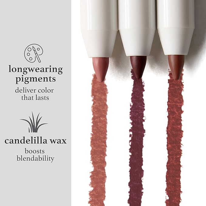 Julep With a Trace Retractable Creamy Long-Lasting Lip Liner, Sweet Truffle