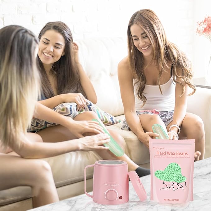 Hard Wax Beads for Hair Removal - 10.5oz Thick Hair Formula for Sensitive Skin, Full Body, Face, Chest, Back, Leg, Bikini Brazilian Waxing - Wax Refill for Women and Men