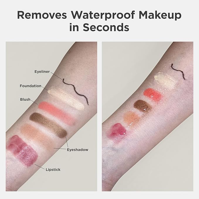 BIOCHEM Bi-Phase Eye & Lip Heavy Makeup Remover, Waterproof Mascara Remover, Gentle Cleanser liquid for Makeup with Natural Ingredients for Sensitive, Normal Skin Types (4.06 fl. oz / 120 ml)