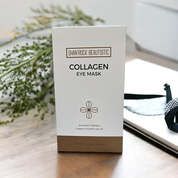 5pc Luxury Collagen Eye Mask/Anti-Wrinkle Hydrating Eye Mask/Anit-Aging Moisturizing Eye Mask