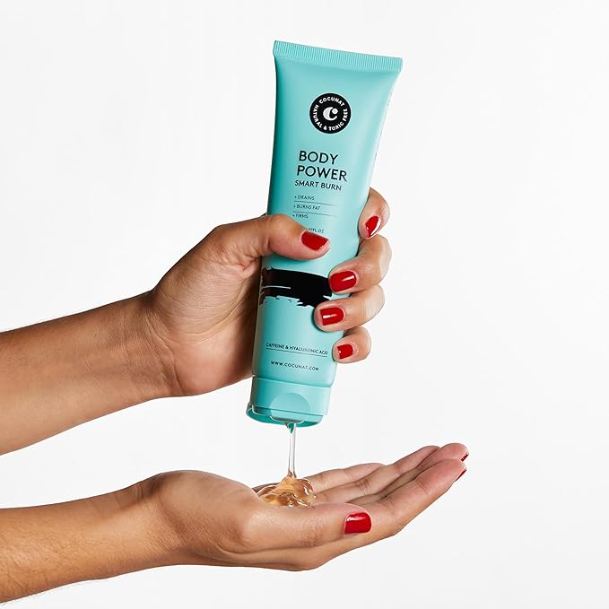 COCUNAT - Body Power - Anti Cellulite Cream - Body Firming Cream - Cellulite Remover - Toned Skin - With Caffeine and Hyaluronic Acid - 150 ml + 125 ml