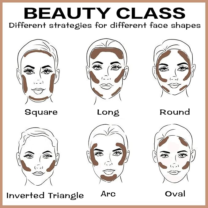 FOCALLURE Cream Contour Stick, Matte Bronzer Stick, Professional Face Shaping & Contouring Stick Makeup, Easy to Apply with Buildable Coverage, Long Lasting & Sweatproof, CIDER