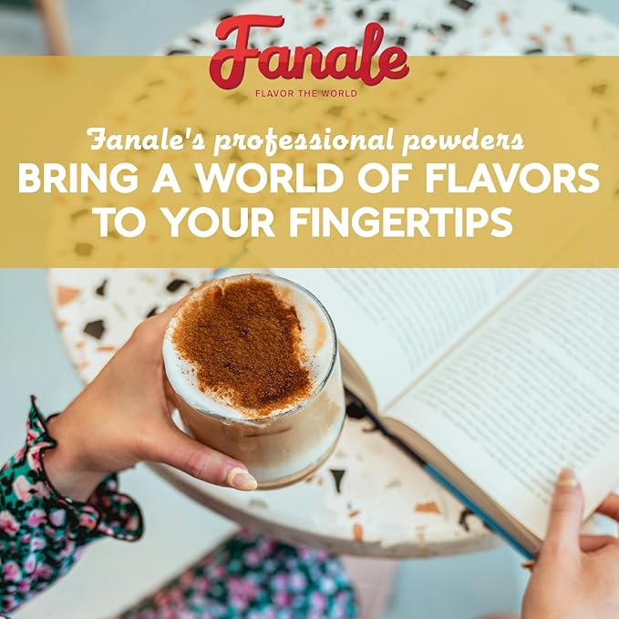 Fanale Premium Tiramisu Bubble Tea Flavoring Powder | Perfect for Baking, Smoothies, Desserts and Drinks | Instant Flavoring Powder for Boba Milk Tea- 2.2 Pounds (Pack of 20).