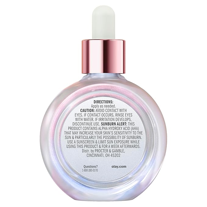 Olay Super Serum - Niacinamide, Vitamin C & E, Collagen Peptide, AHA - 5-in-1 Skin Care Benefits for Face - Healthy Glow, Brightening, Hydrating, Smoothing, Firming, Evens Tone, Anti-Aging, 1.7 Oz