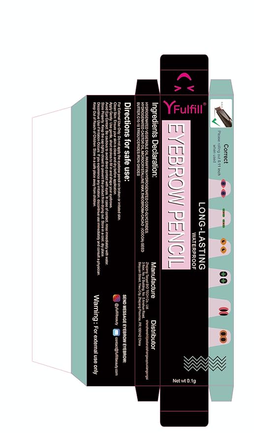 Eyebrow Pencils for Women - Waterproof, Dark Brown