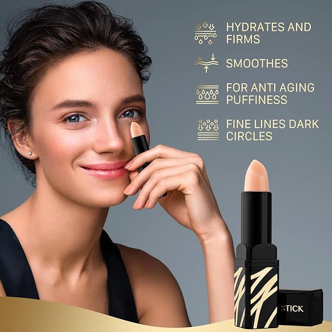 Caffeine Eye Cream for Dark Circles: Caffeine Eye Stick - Smooth Fine Lines and Hydrate Eye Area