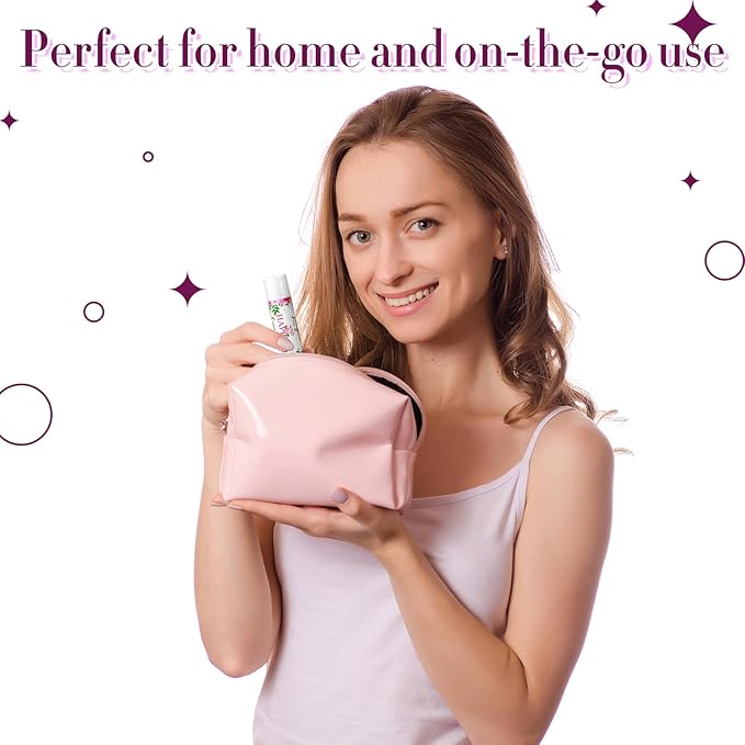 30 Pcs Wedding Lip Balms Bulk Wedding Bridal Shower Favors for Guests Wedding Souvenirs Moisturizing Floral Lip Balm Thank You Gifts for Bachelorette Party Bridesmaid Baby Shower, Pink Flower