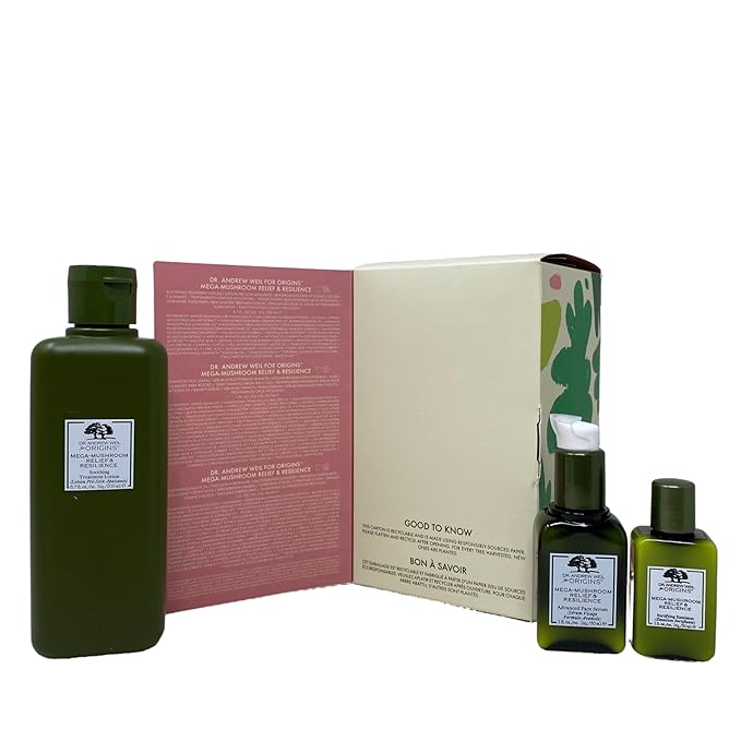 Origins Calm & Steady Mega-Mushroom Essentials To Soothe & Strengthen