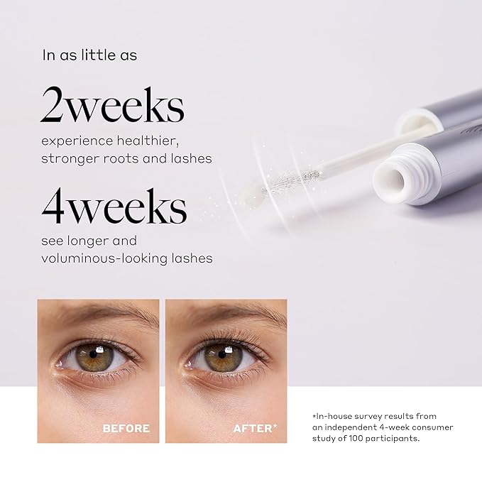 Essential Lash Benefits-Eyelash Growth Serum, Advanced Formula to Enhance Longer, Fuller, and Thicker Lashes, 0.24 fl. oz.