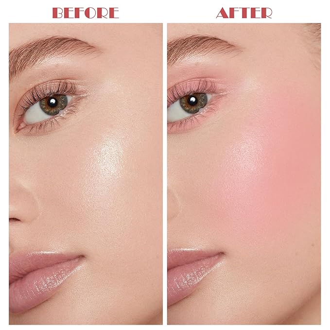 Cream Blush Makeup,Buildable Blush Stick for Cheeks,Matte Finish,Long Wear,Easy Application,Lightweight Multi Stick