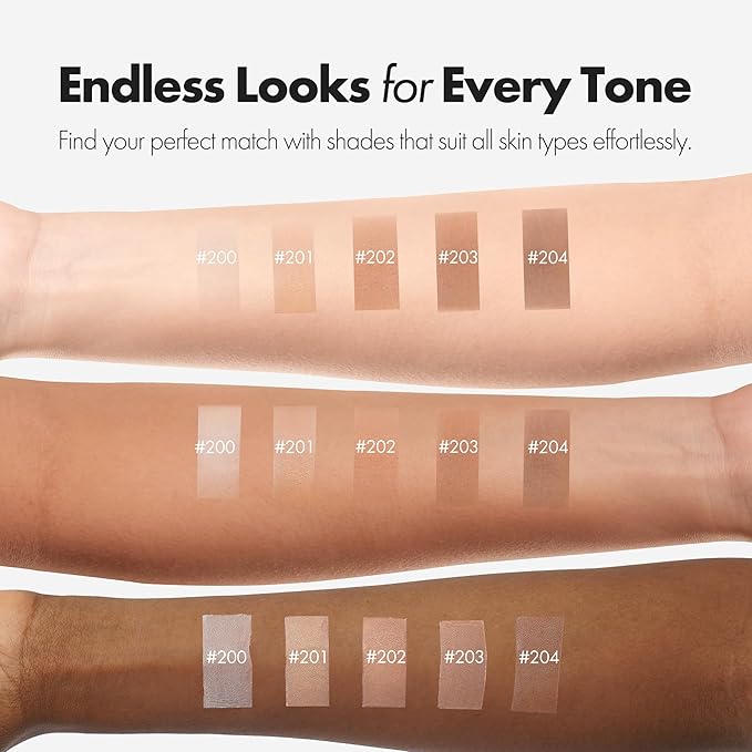 Blanc Cover Cream Stick V White - Korean Color-Changing Foundation Stick with Volufiline - Medium to Full Coverage Dewy Finish Base Makeup - Dual-Ended with Detachable Brush (200 Fair)