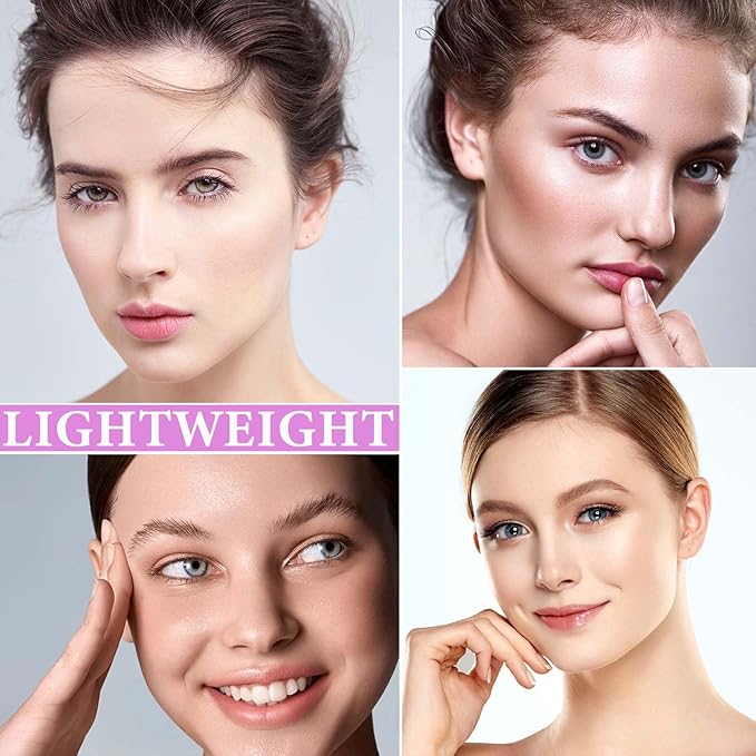 2Pcs Color Correcting Facial Serum,Isolation Cream,Pore Primer,Invisible Pore,Skin Tone Correcting,Moisturizing Concealer Foundation Face Makeup Brightening Primer Base