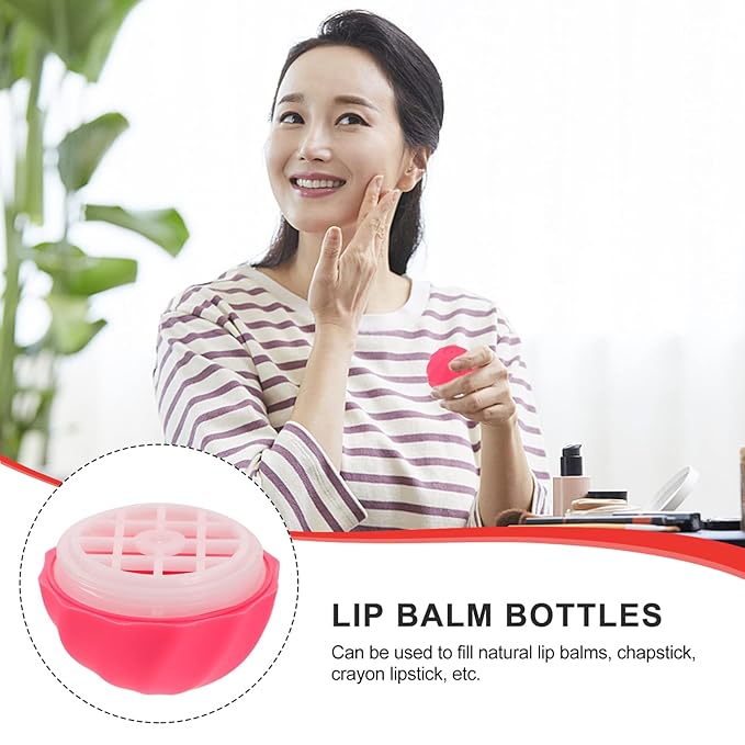 Lipgloss Containers Empty 10Pcs Empty Lip Lip Balm Bottles Filling Lipstick Box Empty Lip Balm Sphere Containers Balm Sphere Containers Empty Lip Balm Tubes