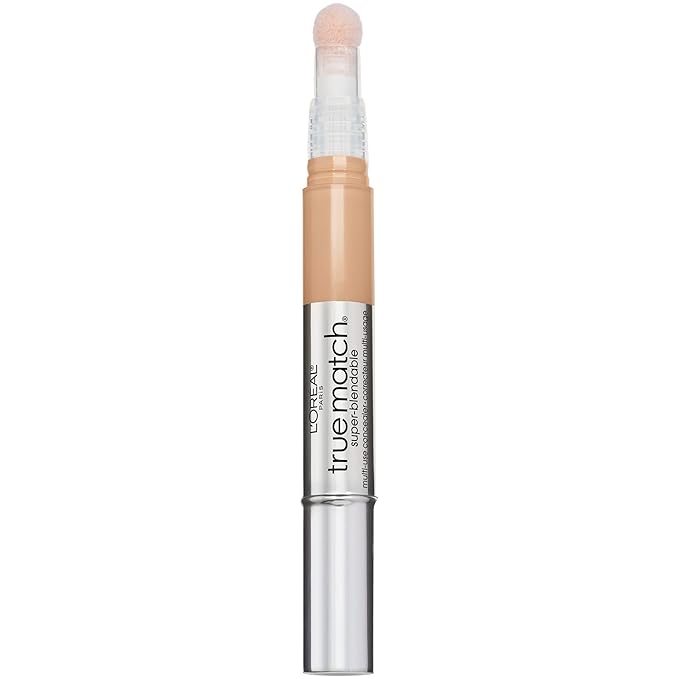 L'Oreal Paris Cosmetics True Match Super-Blendable Multi-Use Concealer Makeup, Light N3-4, 0.05 Fluid Ounce