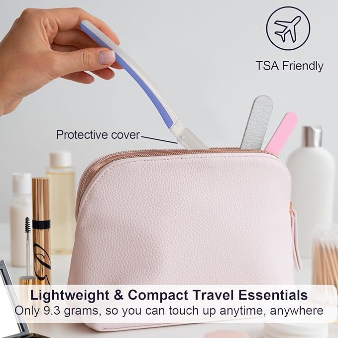 Face Razors for Women, Dermaplane Razor for Women Face, Eyebrow Razor, Dermaplaning Tool, Skin Safe Microblades, Peach Fuzz Remover (12ct, Aegean Frost)