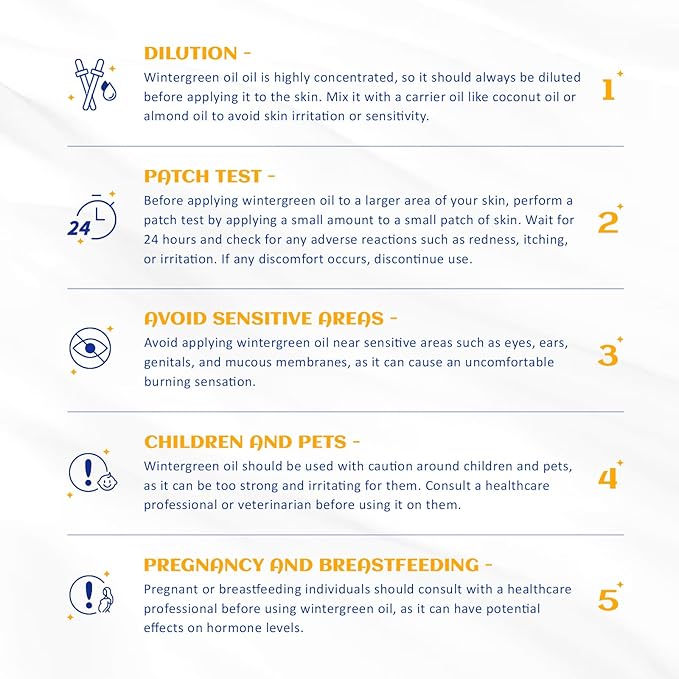 HIQILI 1 Fl Oz Wintergreen Essential Oil, 100% Pure Natural for Skin, Diffuser - 30ml