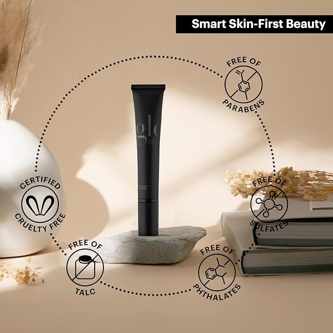 Glo Skin Beauty Satin Cream Foundation Makeup for Face, Cocoa Light - Full Coverage, Semi Matte Finish, Conceal Blemishes & Even Skin Tone