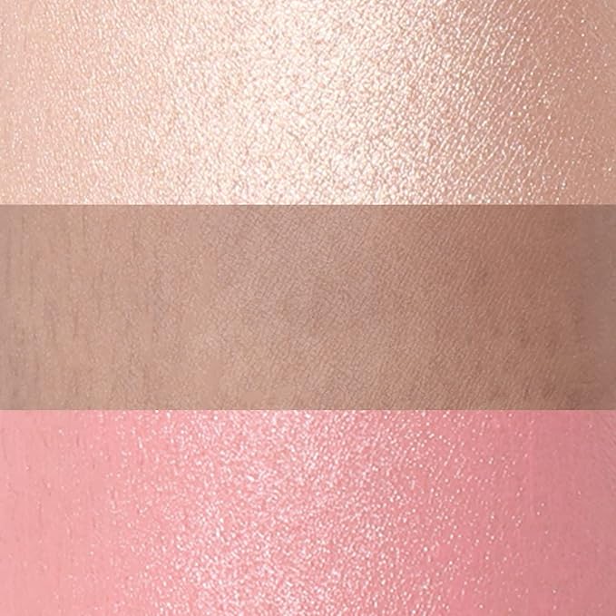 FOCALLURE 3 Pcs Cream Contour Sticks,Shades with Highlighter & Bronzer & Blush,Non-greasy Long-wear Face Contouring Pen,Easy to Sculpt the Face and Create a Lightweight Finishing Makeup,FAIR