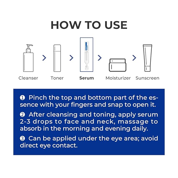 Intensive Repair Serum, 15%Hyaluronic Acid for Sensitive Skin Anti Aging Ultra Hydrating Serum for Face Calming Barrier Repair Redness Relief with Ceramides Centella 30Vials Daily Travel Care