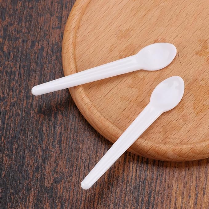 100pcs Makeup Scoop Cosmetic Scoop Face Cream Spatula Face Cream Scoop Face Mask Scoop Cosmetic Spatula Makeup Spoon