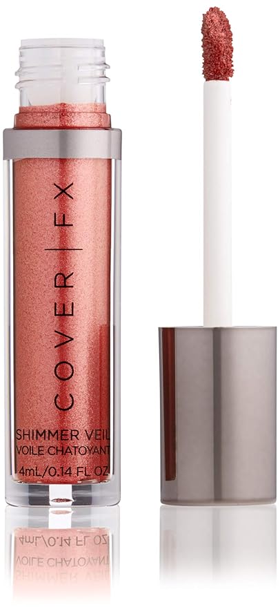 COVER FX Shimmer Veil - Ember - Weightless Cream Shimmer - Crease-Proof - Transfer-Proof Formula - Multidimensional Shine - Eyes, Cheeks and Lips