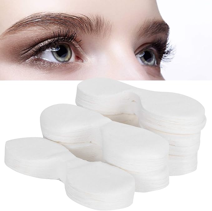 Eye Paper 600pcs Disposable Cotton DIY Eye Paper, Beauty Salon Eye Sheet for Moisturizing Paper Eye s Toner Lotion Paper.