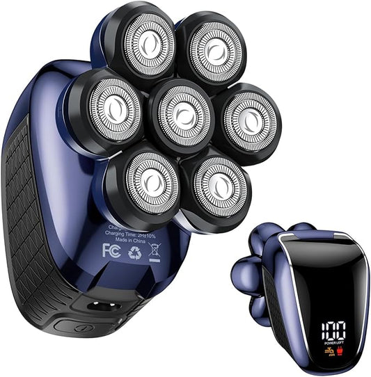 Head Shavers for Bald Men: 5-in-1 Electric Razor - Waterproof Shaving Grooming Kit for Balder - Turbo Speed & Precision Blades