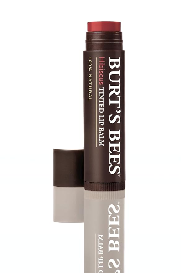 Burt's Bees Tinted Lip Balm, Hibiscus, .15 Ounce (Pack of 2)