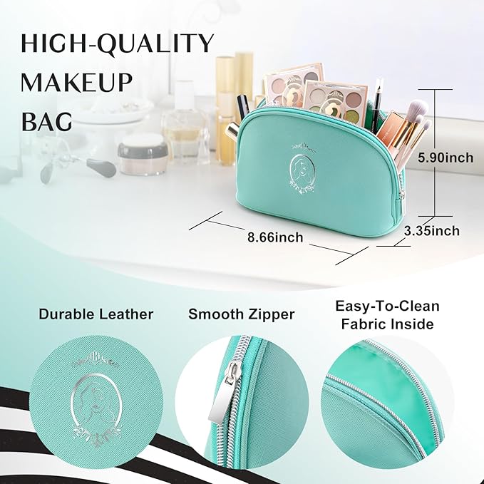 Color Nymph All In One Makeup Kit, Makeup Gift Set for Beginners Teenager Girls with Eyeshadow Palette Blush Lipstick Lip Pencil Eye Pencil Brush Mascara Portable Bag