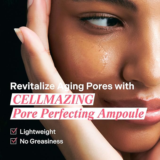 Torriden CELLMAZING Pore Perfecting Ampoule 30ml (1.01 fl.oz.) | Improving Skin Elasticity | 5D Collagen, Peptide Complex, PHA, LHA | Korean Facial Serum, Korean Skin Care