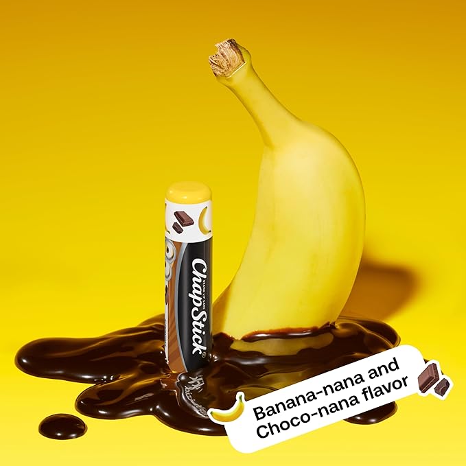 ChapStick Lip Balm Sets, Minions Banana-Nana + Variety Banana Pack (6 Sticks), Party Favors for Kids, 0.15 Oz Ea