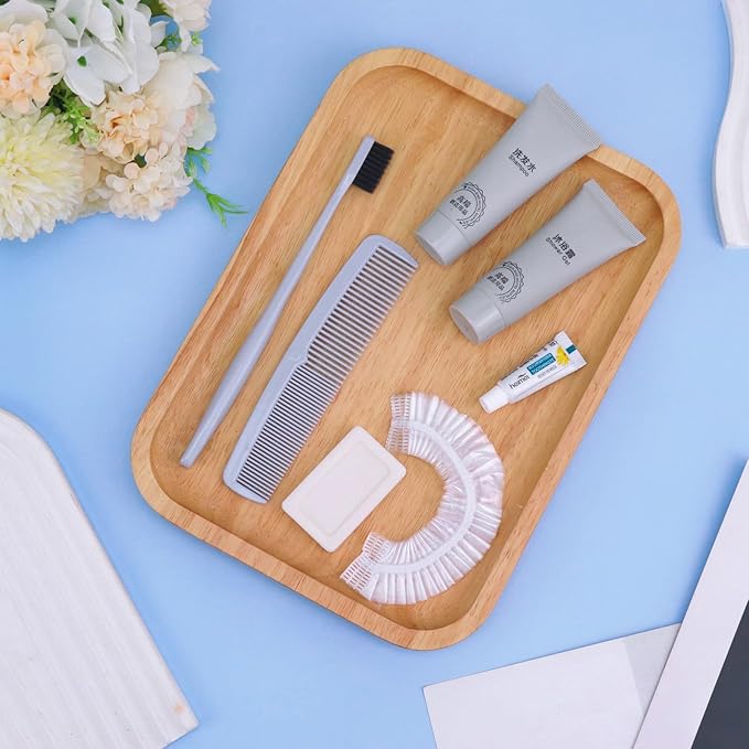 Hygiene Kit, Hygiene Kit Bulk, Travel Hygiene Kit With Toothbrush, Toothpaste, Comb, Shampoo, Shower Gel, Shower Cap And Soap, Individually Packed, Suitable For Hotel, Home, Travel (50 sets)