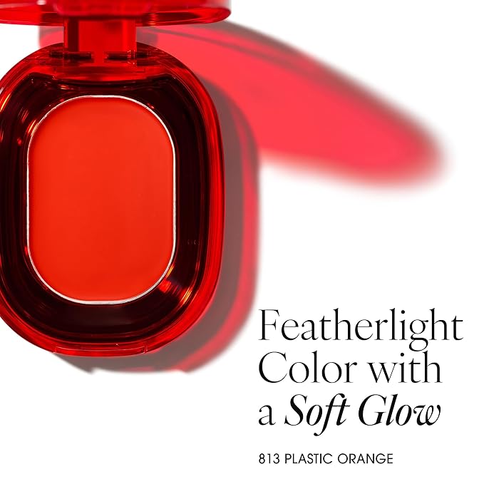 AIR LIPS 813 PLASTIC ORANGE, Lip & Cheek, Natural Soft Matte Finish & Buildable, Airy Formula (1.2g, 0.003 oz.)