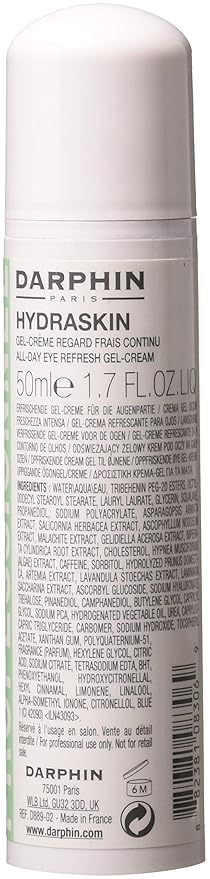 Darphin Hydraskin All-Day Eye Refresh Gel-Cream, Salon Size D889-02, 1.7 Ounce