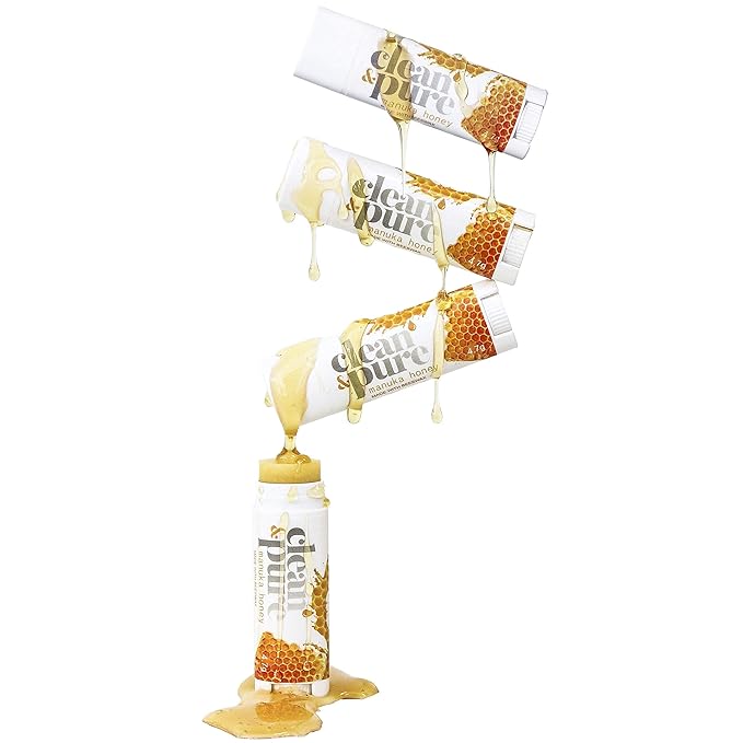 Lip Balm (Manuka Honey) | Lip Care With 100% All Natural Beeswax and Vitamin E Oil | Flavored Lip Balm for Dry…