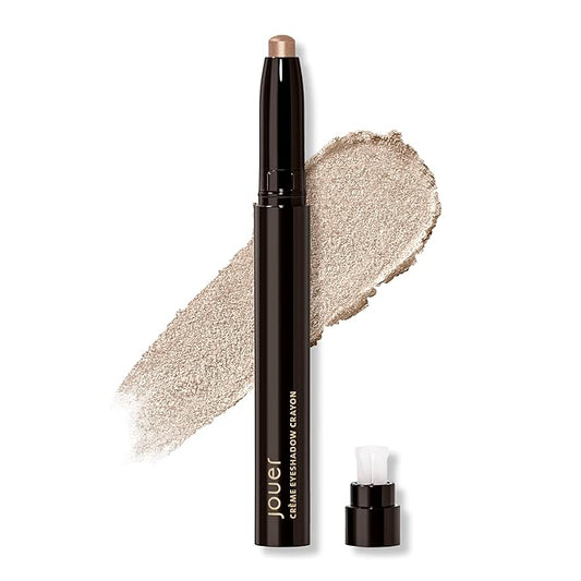 Jouer Crème Eyeshadow Crayon | Men & Women | Built-In Sharpener | Dermatologist Tested | Waterproof, Fast Drying & Crease Resistant Formula