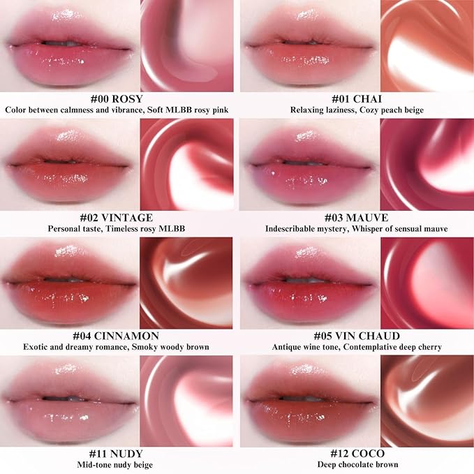 BBIA Glow Tint – Lip Plumping Volumizing Glossy & Glowy Lip Stain Naturally Moisturizing Comfortable Texture Lightweight Long-Lasting Vivid Color Non-Sticky Korean Makeup (04 CINNAMON, Pack of 1)