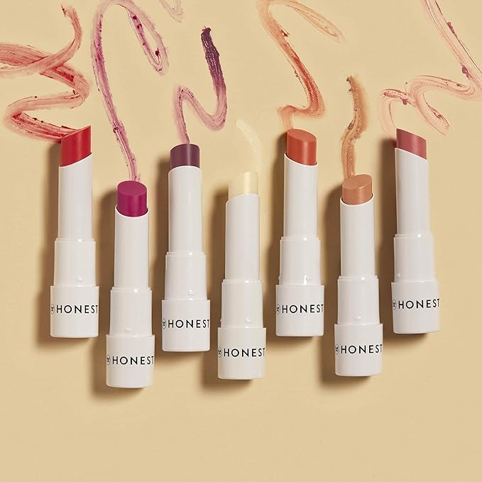 Honest Beauty Tinted Lip Balm | Antioxidant-rich Acai Extracts + Avocado Oil | EWG Certified, Vegan, Cruelty Free | Blood Orange