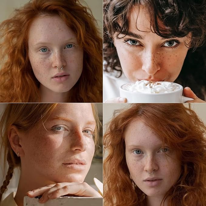 Freckle Pen Waterproof 2 Colors,Natural Lifelike Faux Face Freckle Makeup Pen,Magic Freckle Color,Waterproof Longlasting Soft Small Sopt Pen,For Natural Effortless Sunkissed Skin Makeup(2packs)