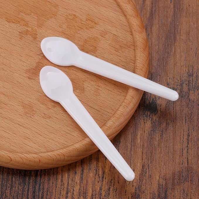 100pcs Makeup Scoop Cosmetic Scoop Face Cream Spatula Face Cream Scoop Face Mask Scoop Cosmetic Spatula Makeup Spoon