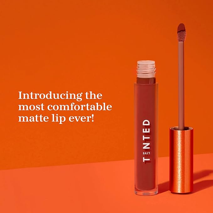 Live Tinted Huelip Liquid Lip Crème - Weightless, Long-Lasting Liquid Lip with Hyaluronic Acid and Jojoba Oil For a Soft, Comfortable, Moisturized Finish - 0.09 fl oz - Rich Chocolate Brown